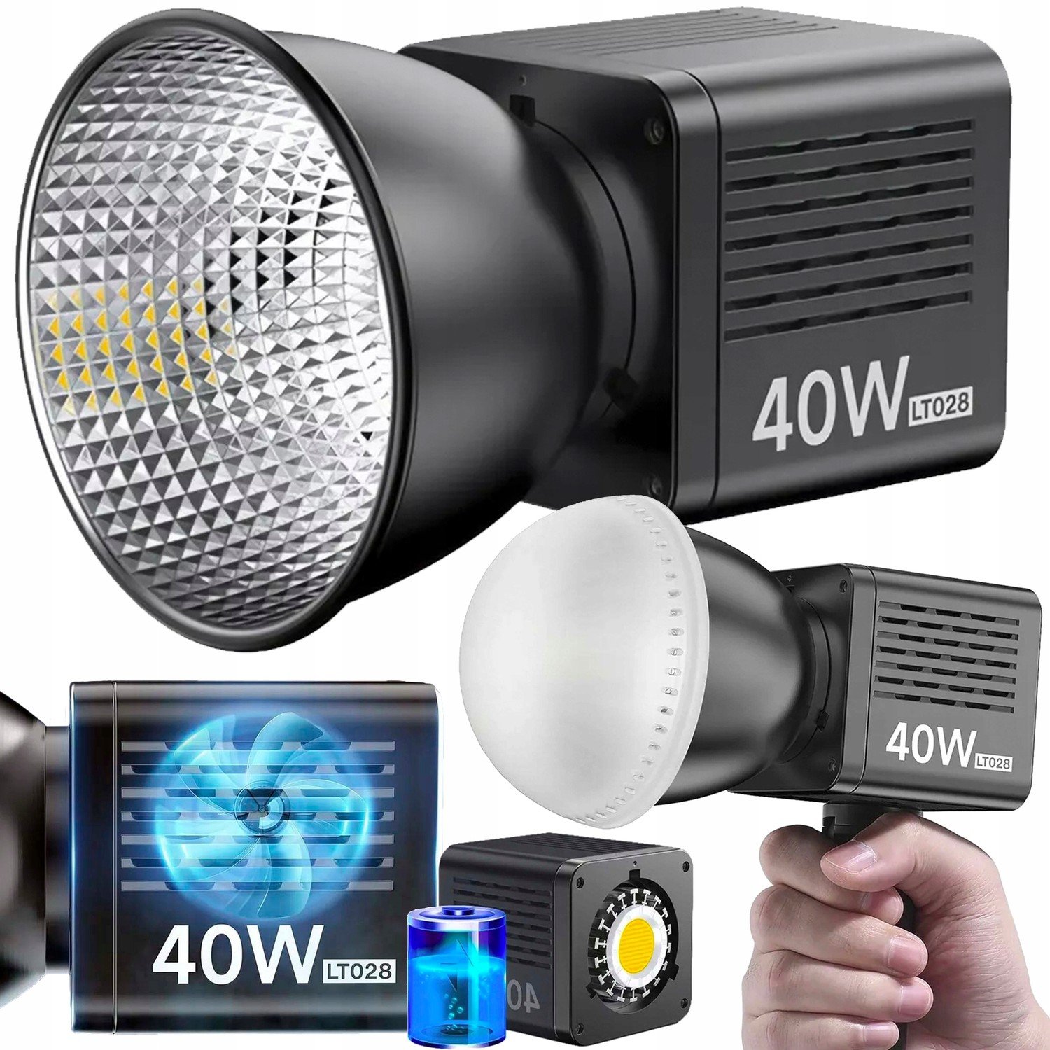 Ulanzi 40W Led lampa s 2500-6500K akumulátorem Fotografická filmová Cri 95