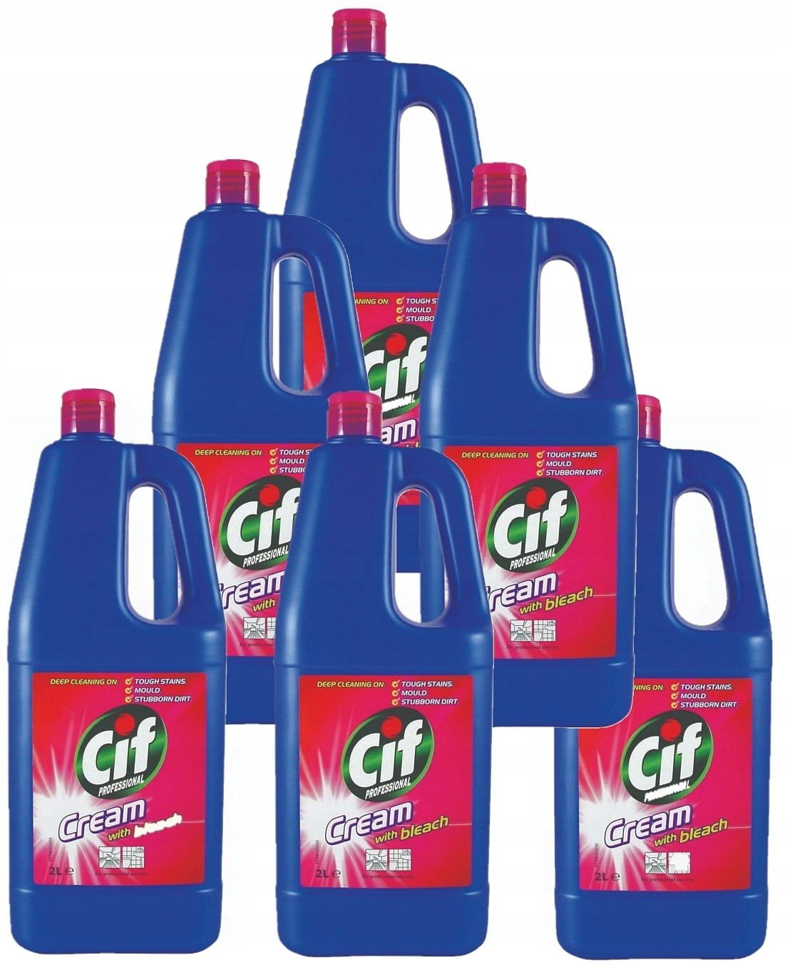 Cif Cream with Bleach 6x2l Mléčko Na Školení S Výběrem