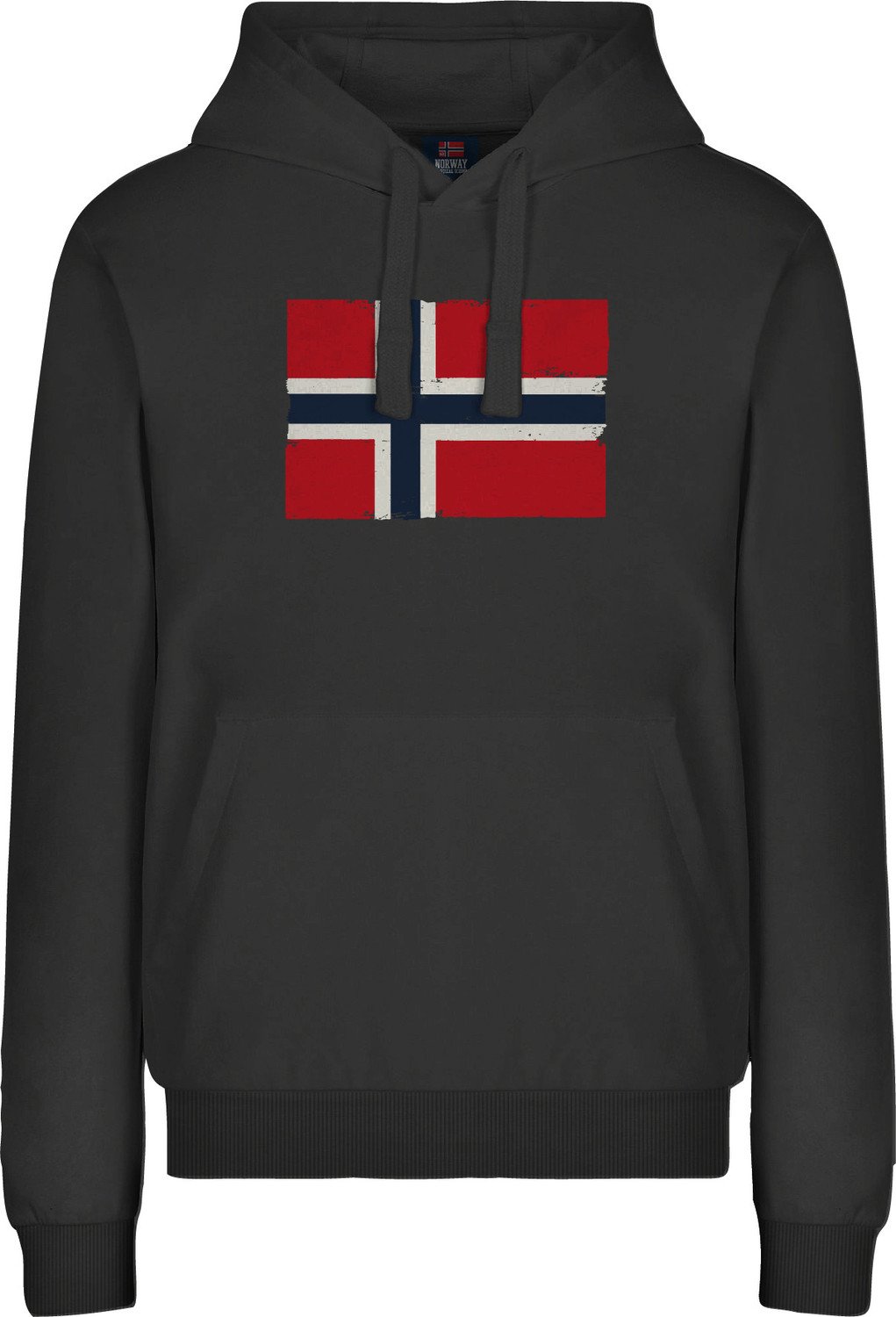 NORWAY COTTON FLEECE Pánská mikina US M 129443 Black