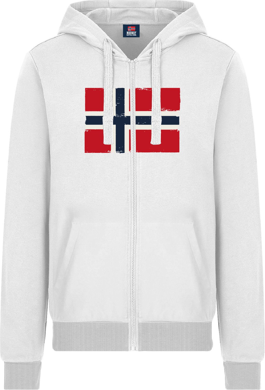 NORWAY COTTON FLEECE Pánská mikina US M 129444 Off White