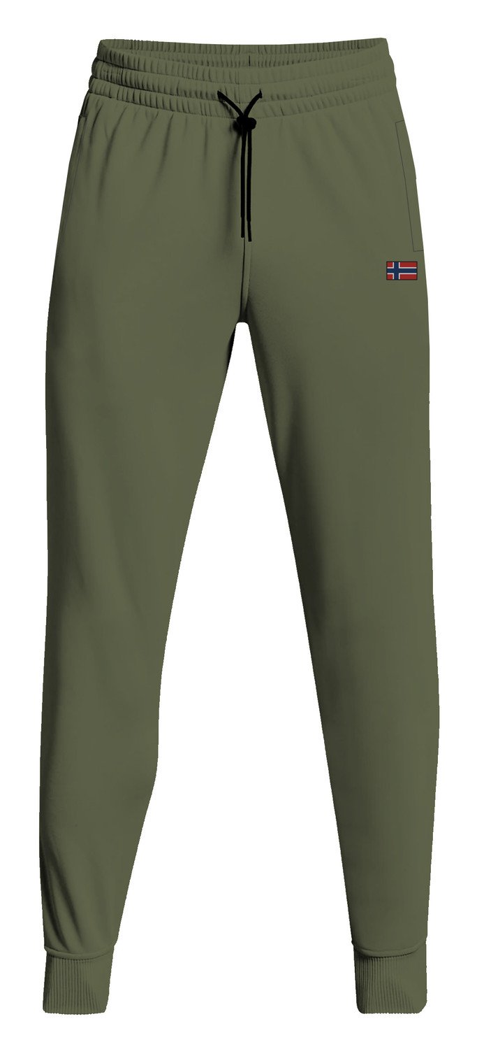 NORWAY TROUSERS FLEECE Pánské tepláky US M 129446 Army