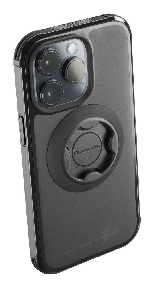 Ochranný kryt Interphone QUIKLOX Tetraforce pro Apple iPhone 15 Pro, černá