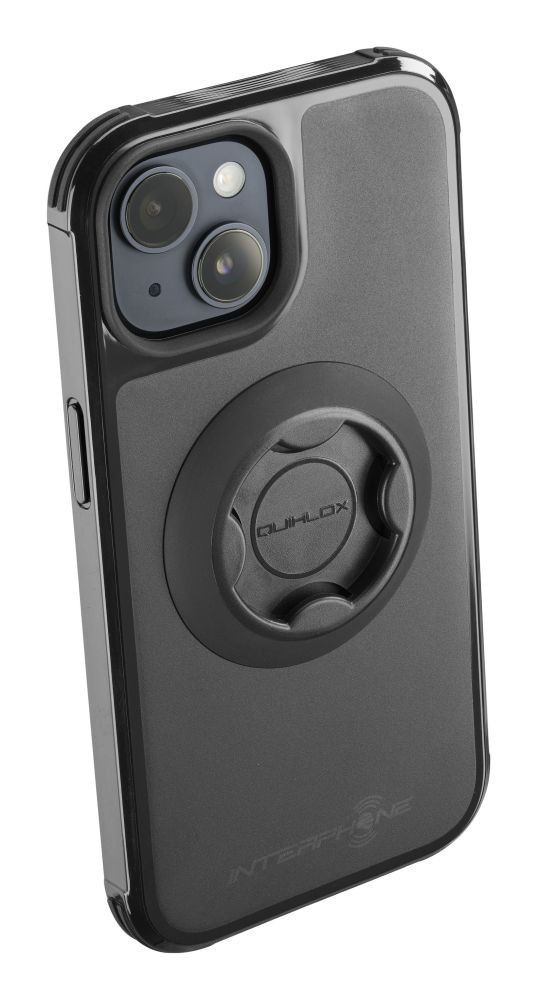 Ochranný kryt Interphone QUIKLOX Tetraforce pro Apple iPhone 15, černá