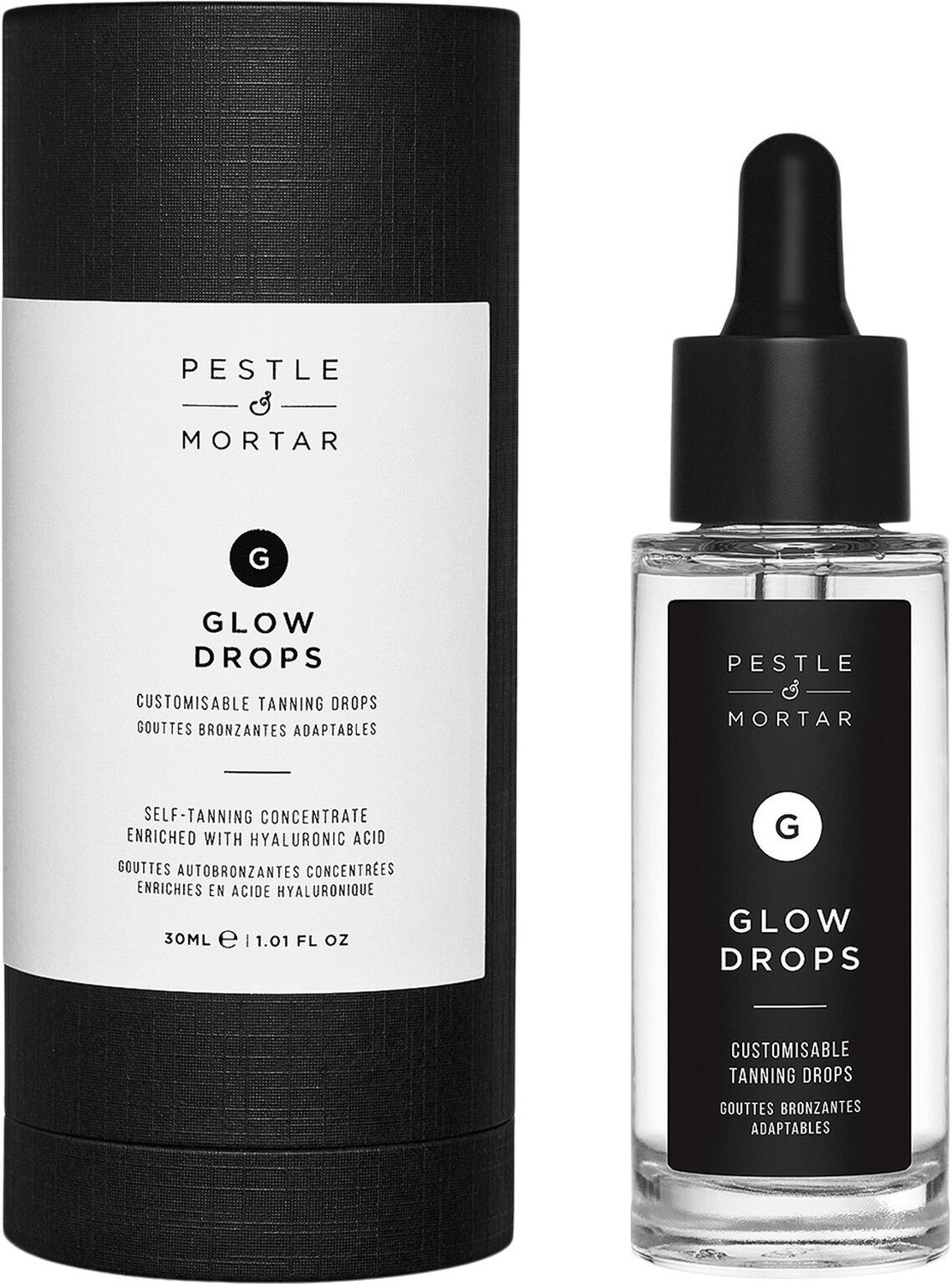 Pestle & Mortar Samoopalovací pleťové sérum (Glow Drops) 30 ml