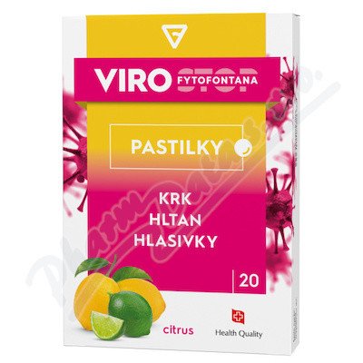 Fytofontana Virostop Pastilky Citrus 20ks