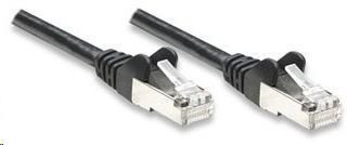 Intellinet Patch kabel, Cat5e compatible, CCA, SF/UTP, PVC, RJ45, 2m, černý