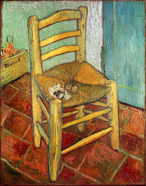 Gogh, Vincent van Gogh, Vincent van - Obrazová reprodukce Vincent's Chair, 1888, (30 x 40 cm)