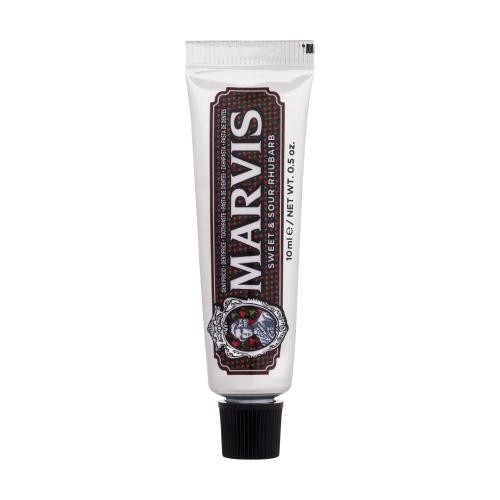 Marvis Sweet & Sour Rhubarb 10 ml zubní pasta s příchutí rebarborového koláče a máty unisex