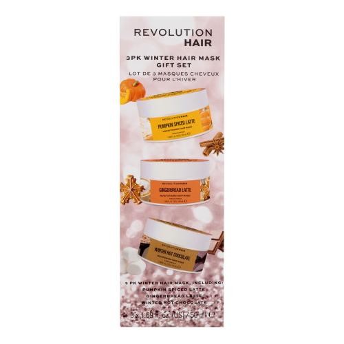 Revolution Haircare London Winter Hair Mask Gift Set dárková kazeta dárková sada