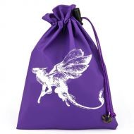 HYMGHO Fine Arts Leather Dice Bag - Fairy Dragon