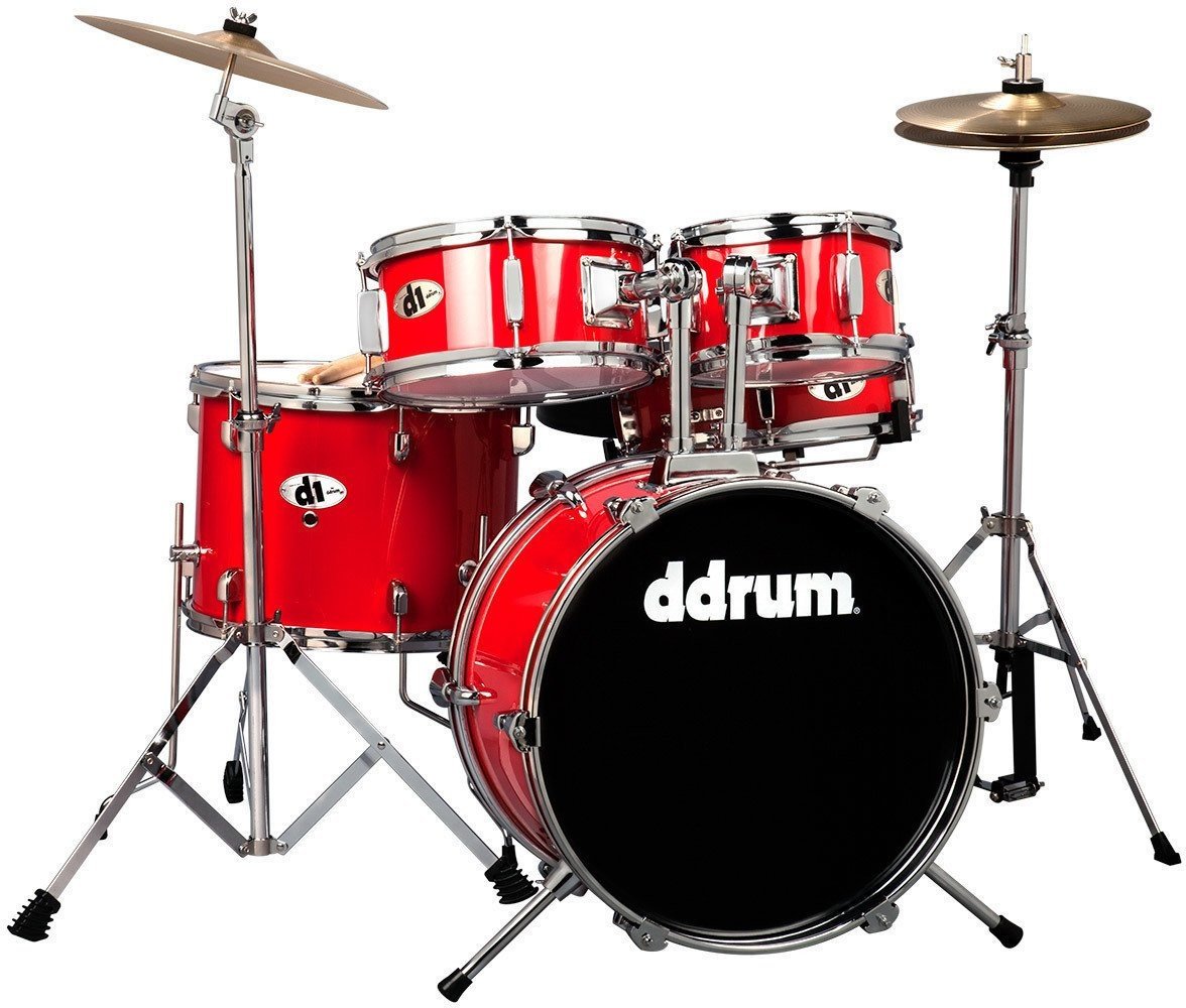 DDRUM D1 Junior Dětská bicí souprava Červená Candy Red