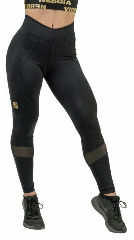 Nebbia High Waist Push-Up Leggings INTENSE Heart-Shaped Black/Gold L