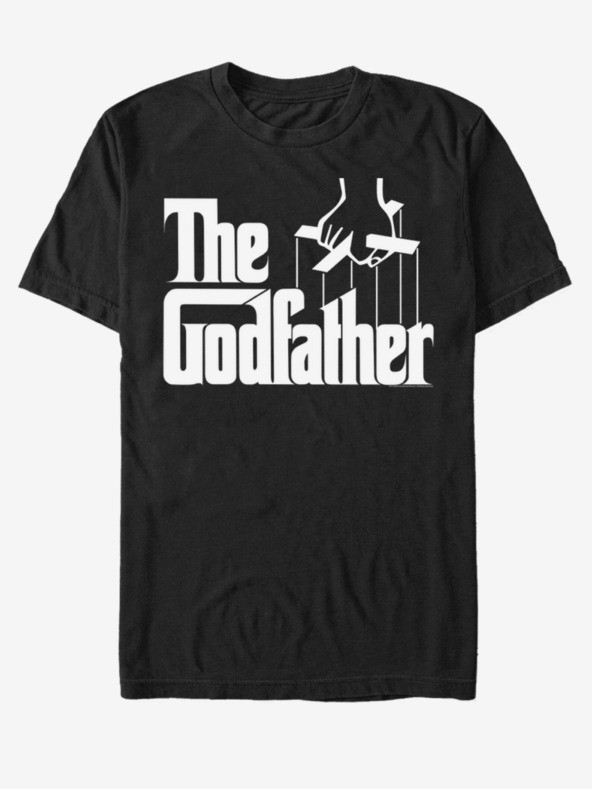 ZOOT.Fan Paramount Godfather Logo Triko Černá