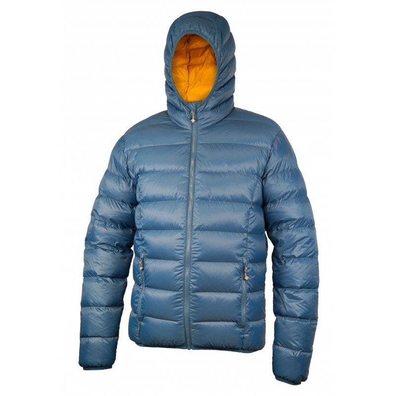 Warmpeace Pánská péřová bunda Warmpeace Vernon Majolica Blue