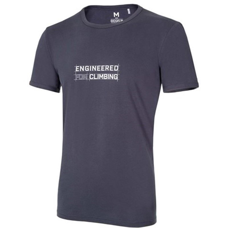 Ocun Pánské tričko Ocun Classic T Organic Anthracite ebony