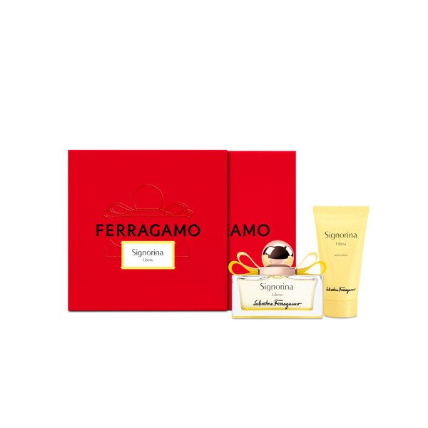 Salvatore Ferragamo Signorina Libera dámský set - parfémová voda 50 ml, tělové mléko 50 ml