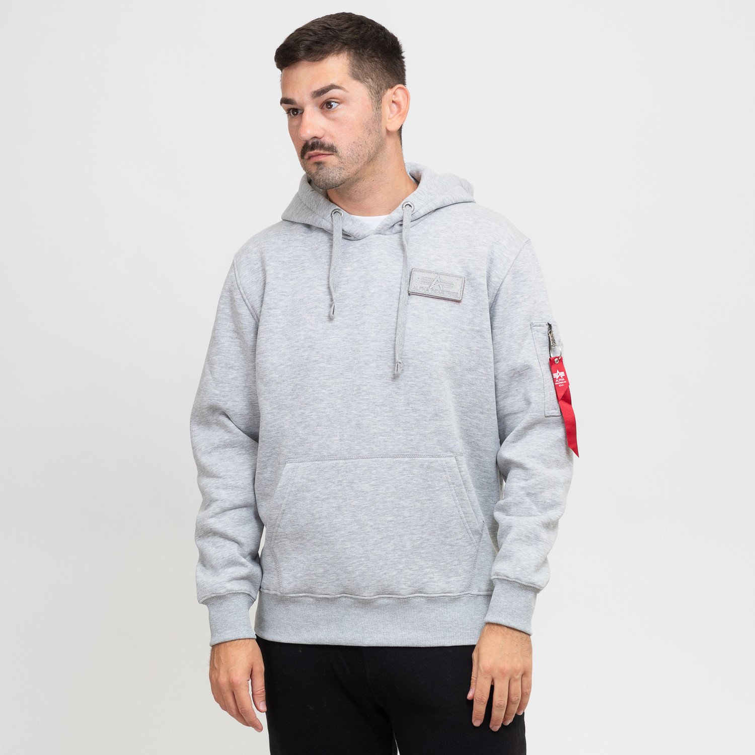 Alpha Industries Red Stripe Hoody S