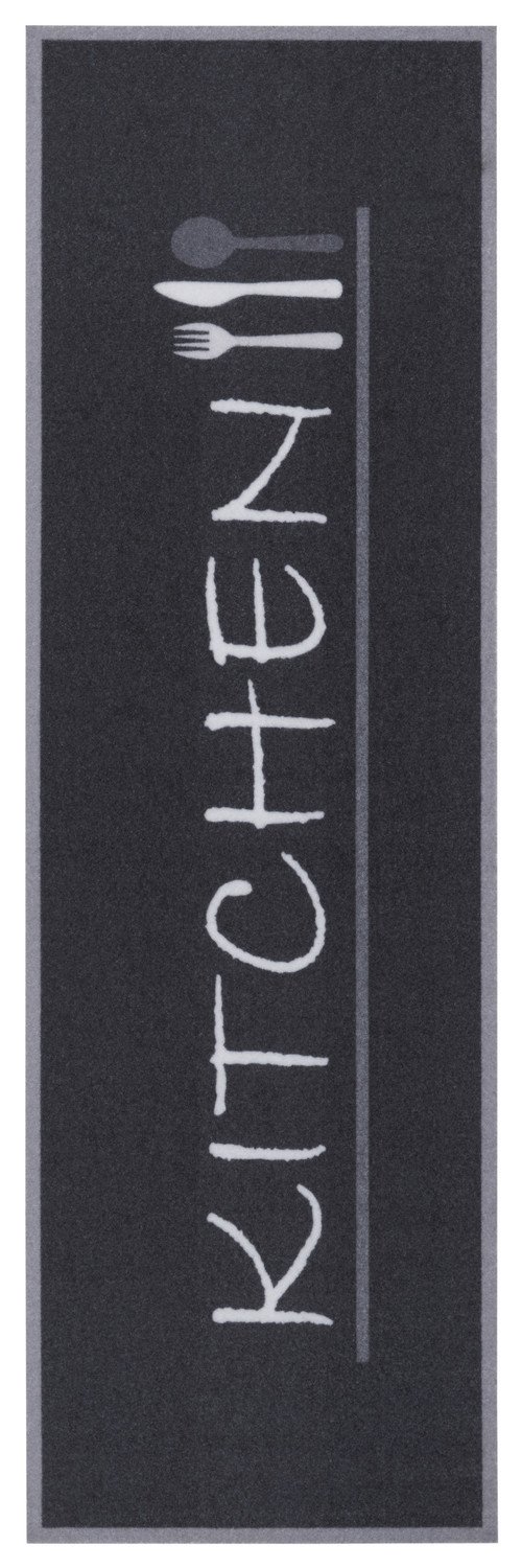 Běhoun Cook & Clean 105725 Black White - 50x150 cm Hanse Home Collection koberce