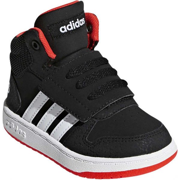 adidas HOOPS MID 2.0 I Dětská volnočasová obuv, černá, veľkosť 20