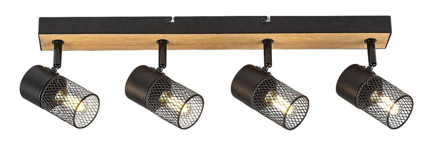 Rabalux bodové svítidlo Metta E14 4x MAX 40W dub 71154