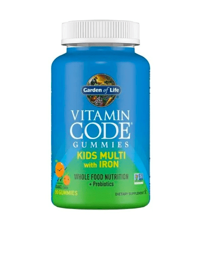 Garden of life Vitamin Code Kids Multi with Iron (multivitamín pro děti, pomeranč) - 90 medvídků