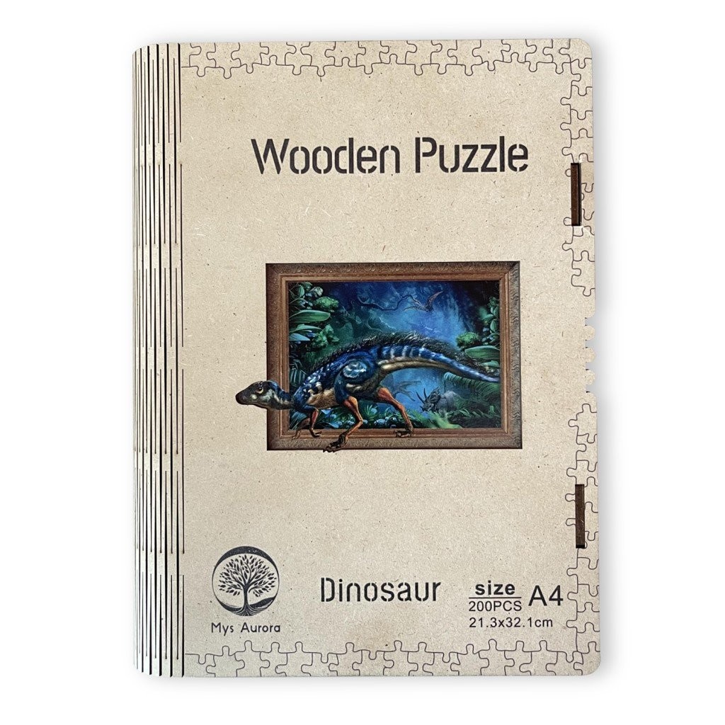Dřěvěné puzzle/Dinosaurus A4 - EPEE