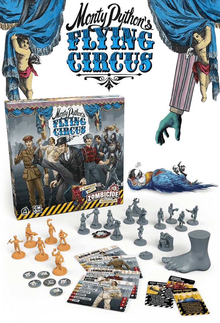 Cool Mini Or Not Zombicide: 2nd Edition – Monty Python's Flying Circus: A Rather Silly Expansion