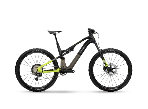 Haibike Lyke CF 11 Carbon/Sand/Lime Gloss celoodpružené elektrokolo S (15,5 - 16,5)