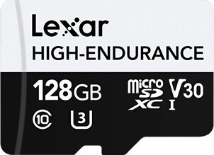 Lexar High-Endurance UHS-I U1 (Class 10) micro SDXC 128GB - LMSHGED128G-BCNNG
