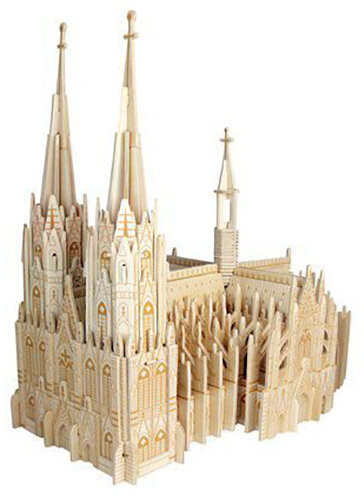 Stavebnice Woodcraft - Katedrála sv. Petra, dřevěná - P250