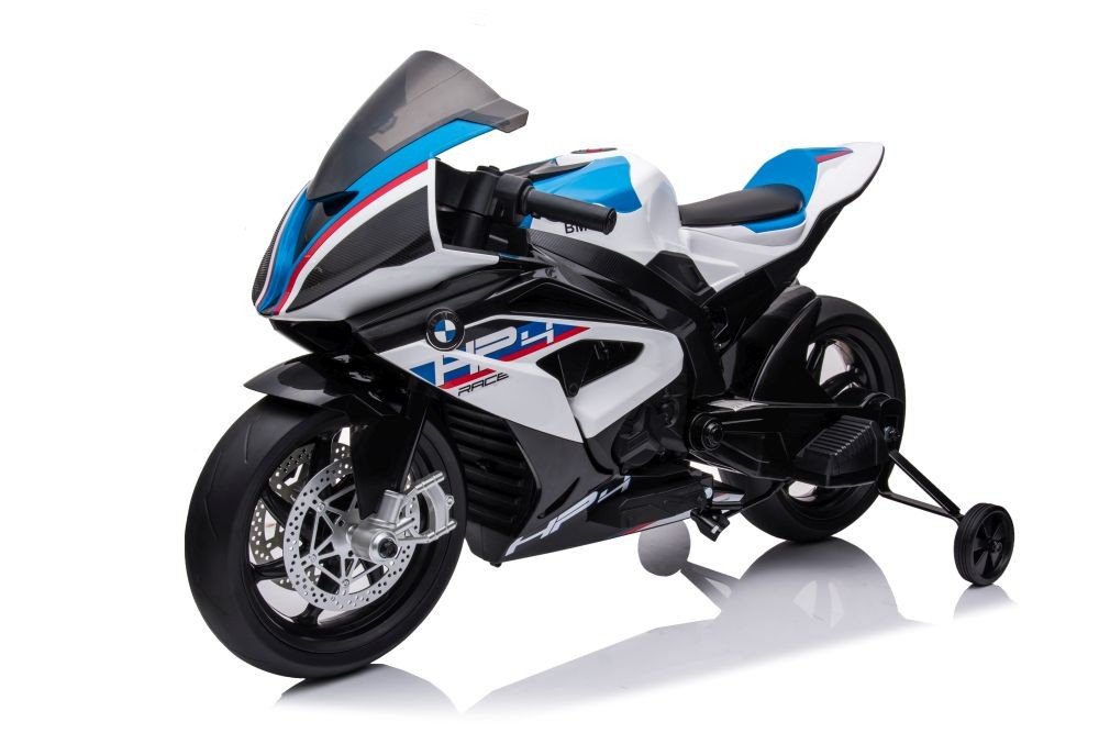 mamido Dětská elektrická motorka BMW HP4 Race JT5001 bílá