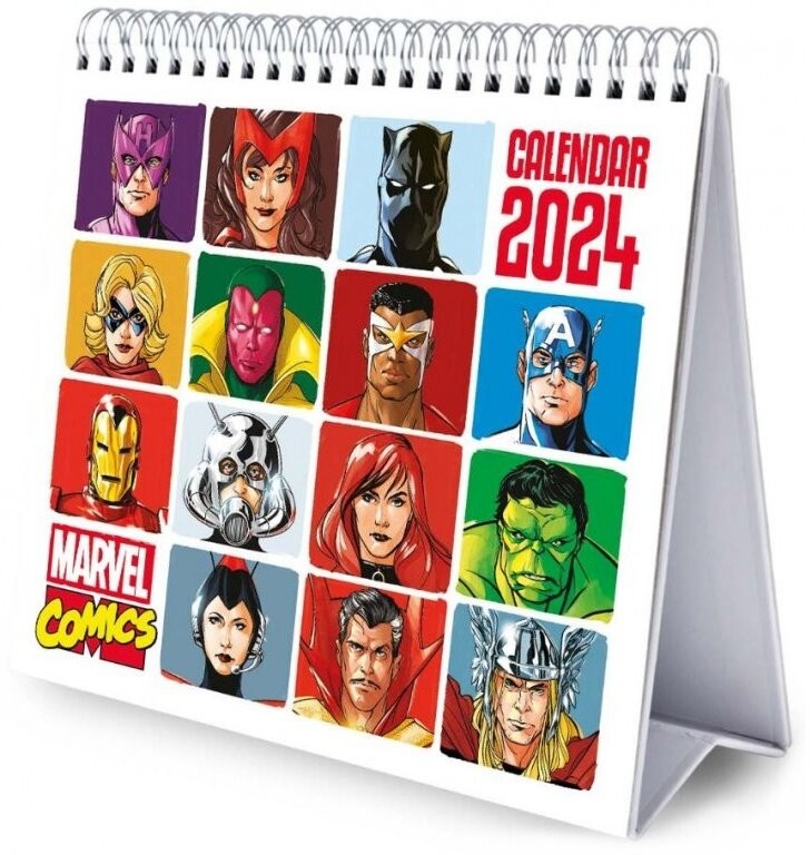 Kalendář 2024 Marvel - Comics Deluxe, stolní - CS24006