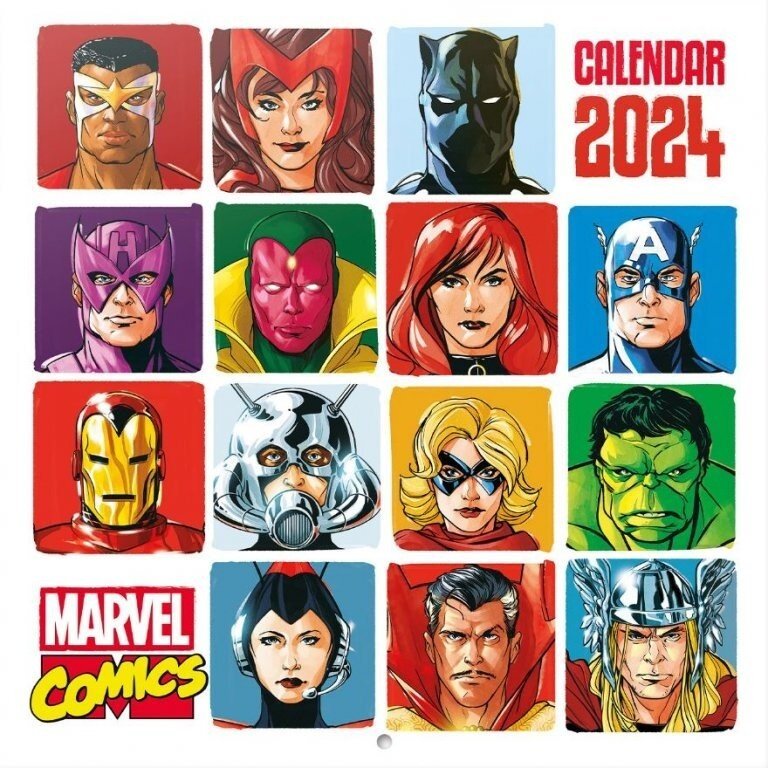 Kalendář 2024 Marvel - Comics, nástěnný - CP24013