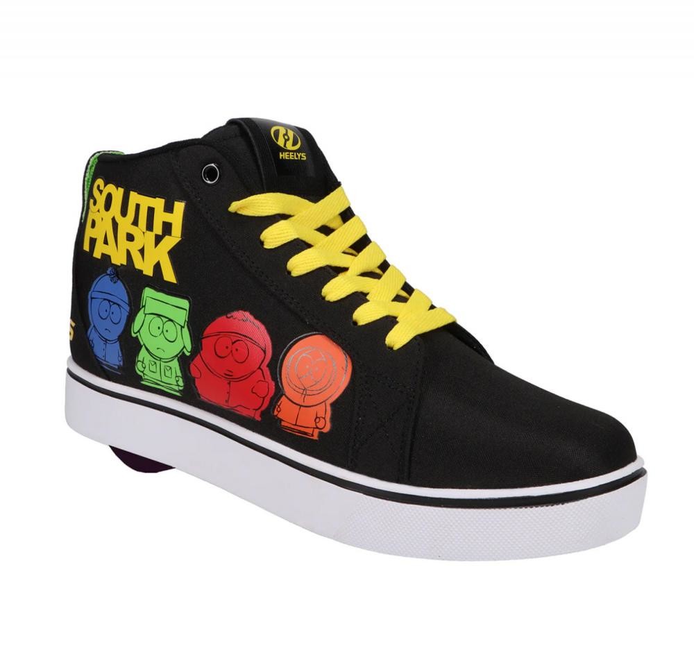 Heelys x South Park - Racer Mid Black/Yellow - koloboty Velikost boty: 39