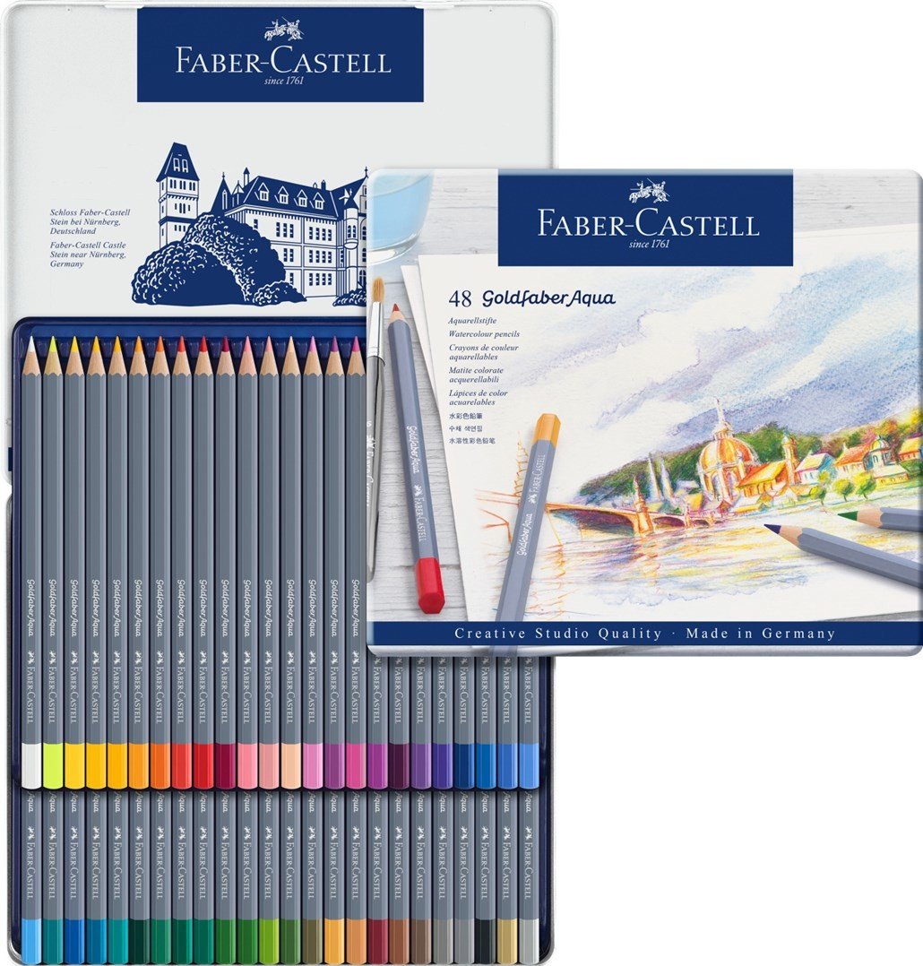 Faber-Castell Faber Castell, Goldfaber Aqua, 114648,  sada 48 ks