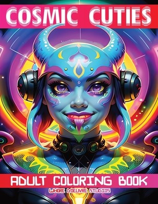 Cosmic Cuties NSFW Adult Coloring Book: Out-Of-This-World Illustrations of Alien Supermodels (Studios Whore D'Oeuvre)(Paperback)