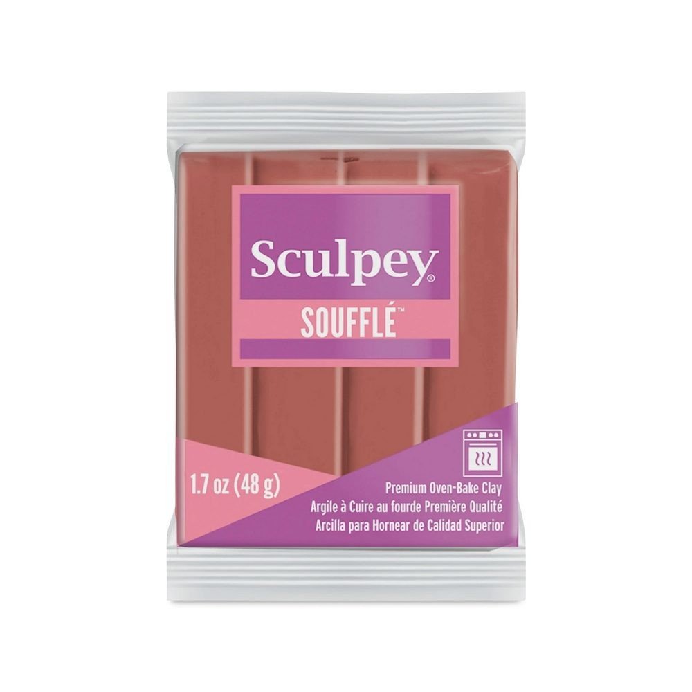 Sculpey SOUFFLÉ Sedona cihlová - 1 ks