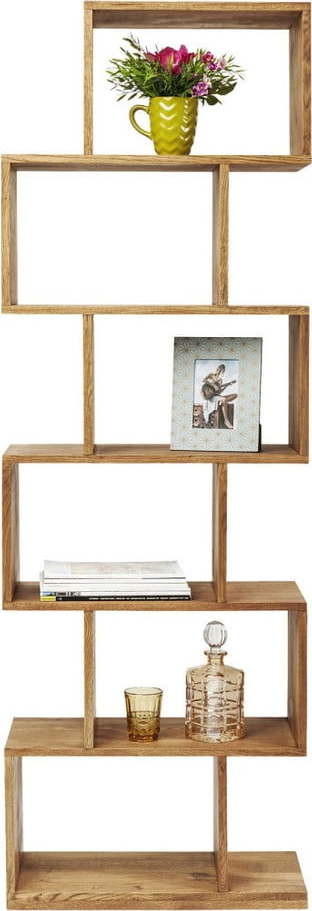 Knihovna z dubového dřeva 60x180 cm Fur - Kare Design