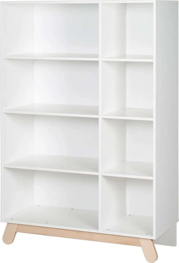 Bílá dětská knihovna 107x159 cm Clara – Roba
