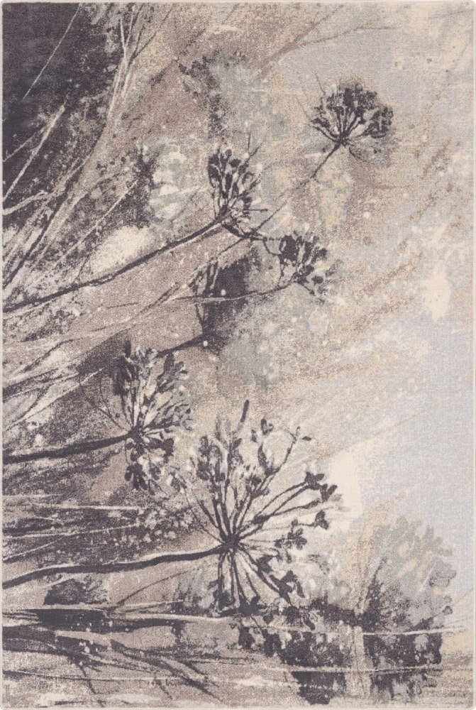 Krémovo-šedý vlněný koberec 200x300 cm Lissey – Agnella