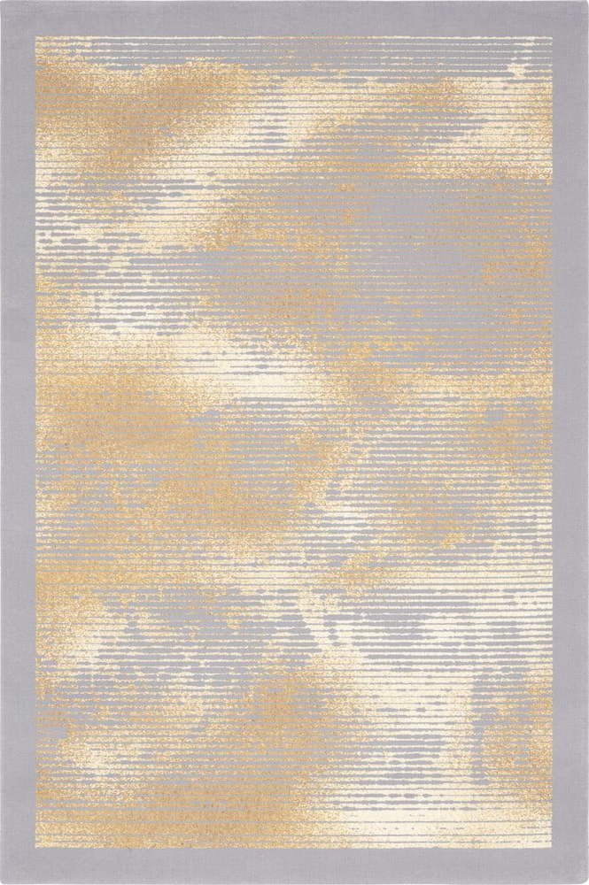 Béžovo-šedý vlněný koberec 133x180 cm Stratus – Agnella