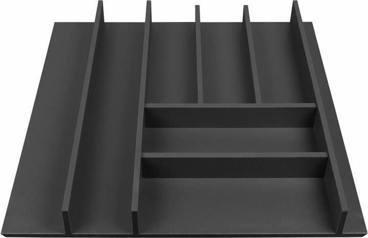 Černý příborník do zásuvky 48 x 47 cm Wood Line – Elletipi