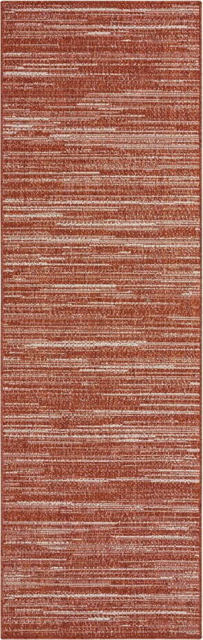 Červený venkovní koberec běhoun 350x80 cm Gemini - Elle Decoration