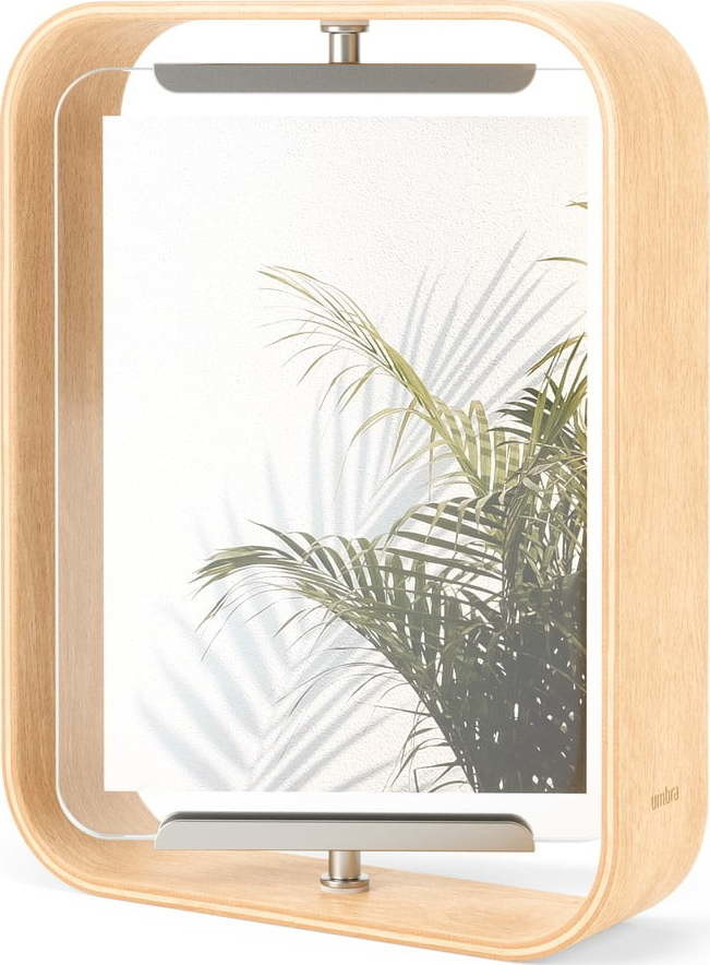 Dřevěný stojací rámeček v přírodní barvě 19x24 cm Bellwood – Umbra