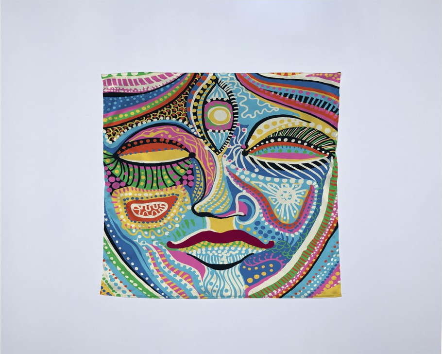 Módní šátek Madre Selva Face, 55 x 55 cm