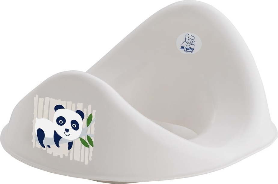 Bílé dětské WC sedátko PANDA – Rotho