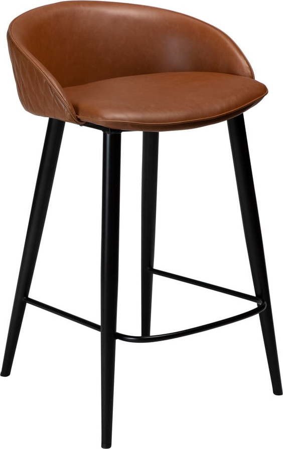 Koňakově hnědá barová židle 80 cm Dual – DAN-FORM Denmark