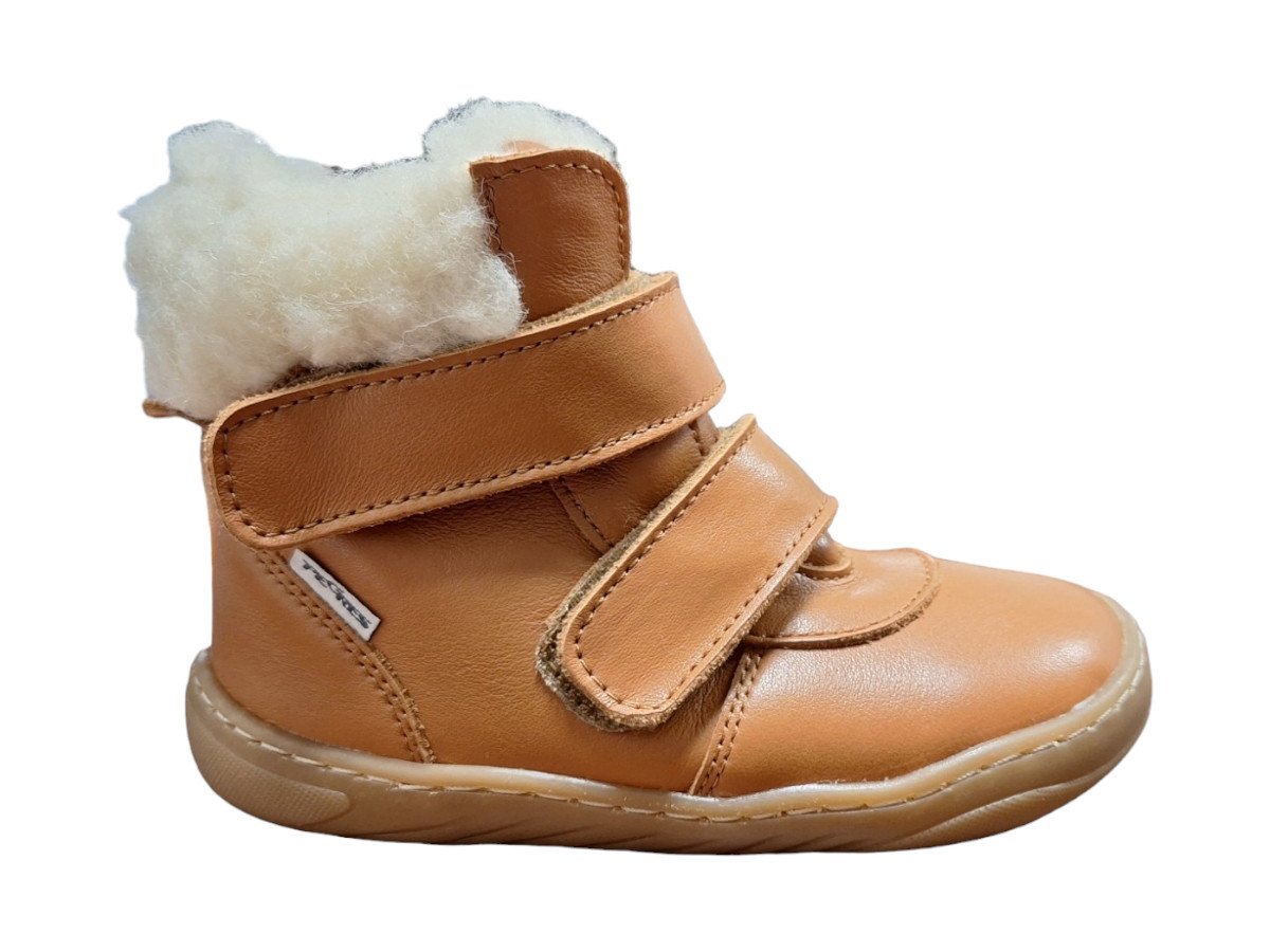 Pegres Barefoot SBF42 Dětské zimní boty hnědé 21