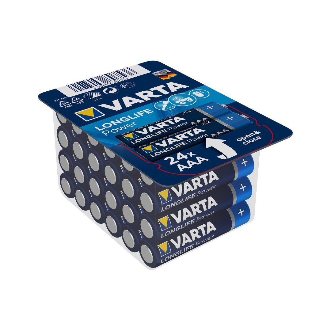 Alkalická baterie Varta LR03 High Energy Longlife Power 24ks/box