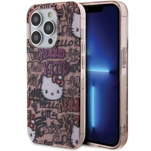 Hello Kitty HKHCP15LHDGPTP iPhone 15 Pro 6.1' růžová/pink hardcase IML